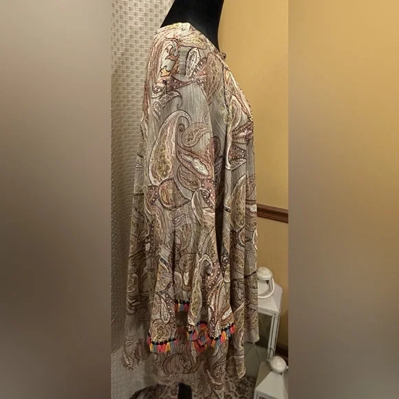 JODIFL Multicolor Paisley Blouse - Picture 4 of 6